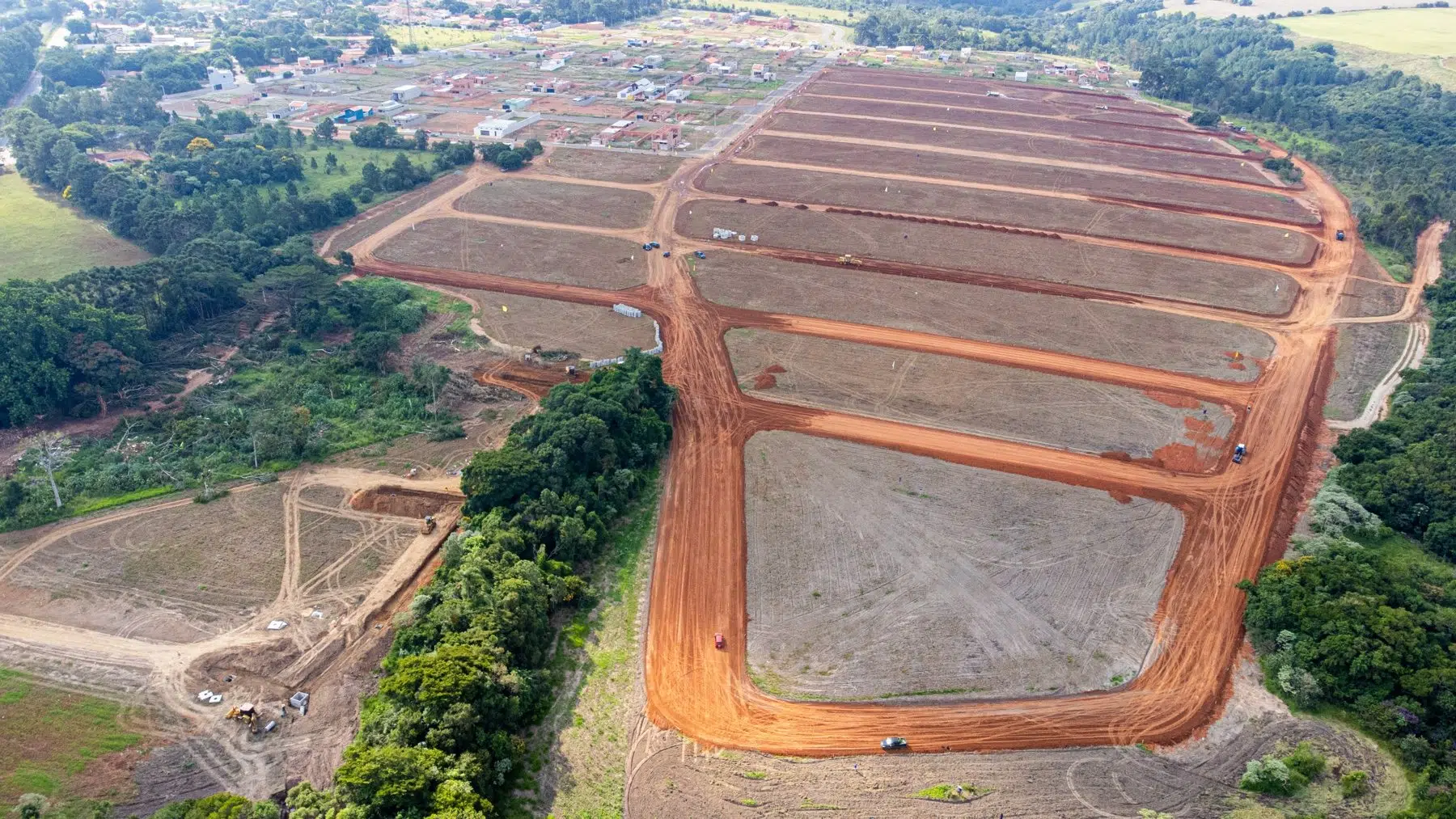 Terraplenagem em loteamento